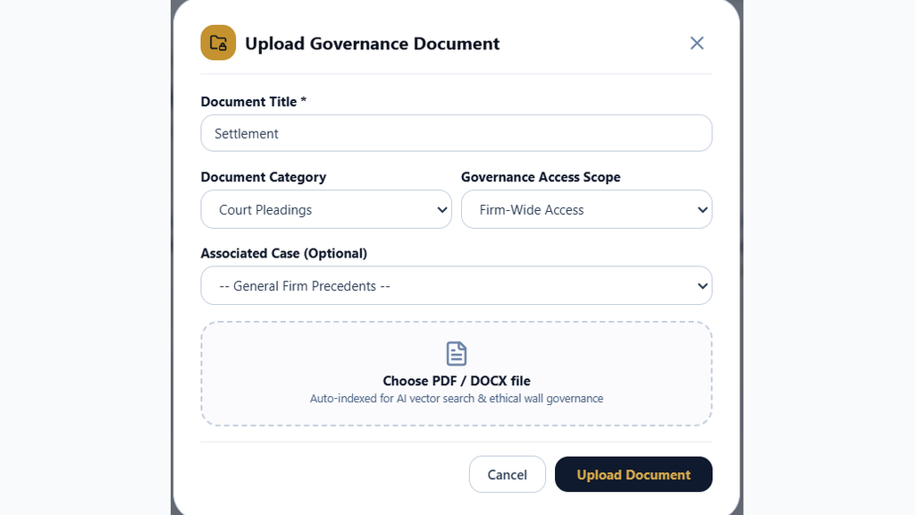 Master Document Governance & Security Hierarchy Overview